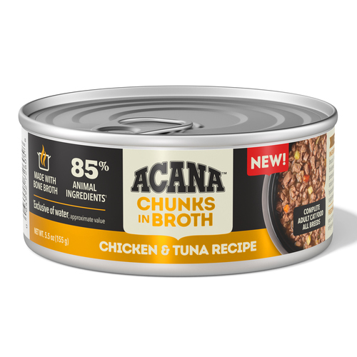 ACANA(アカナ)  チャンク イン ブロス チキン＆ツナのレシピ 155g