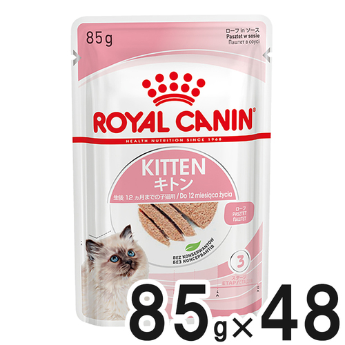 【送料無料】ロイヤルカナン FHN ウェット キトン ローフ  85g×48袋【まとめ買い】