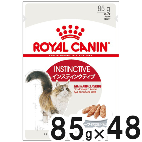 【送料無料】ロイヤルカナン FHN ウェット インスティンクティブ ローフ 85g×48袋【まとめ買い】