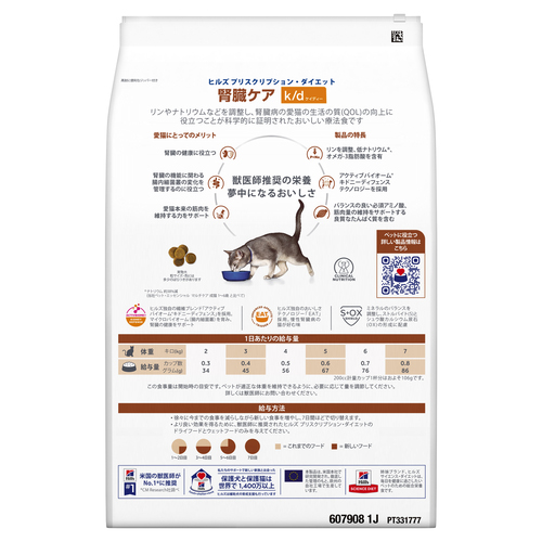 2袋セット】ヒルズ 食事療法食 猫用 k/d ケーディー 腎臓ケア ドライ