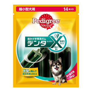 ぺディグリー デンタエックス 超小型犬用 レギュラー 14本入り【アウトレット】【賞味期限2025年12月13日】