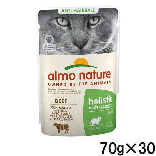 アルモネイチャー ファンクショナル・キャットヘアボールコントロール ビーフ入りのご馳走 70g×30個【まとめ買い】