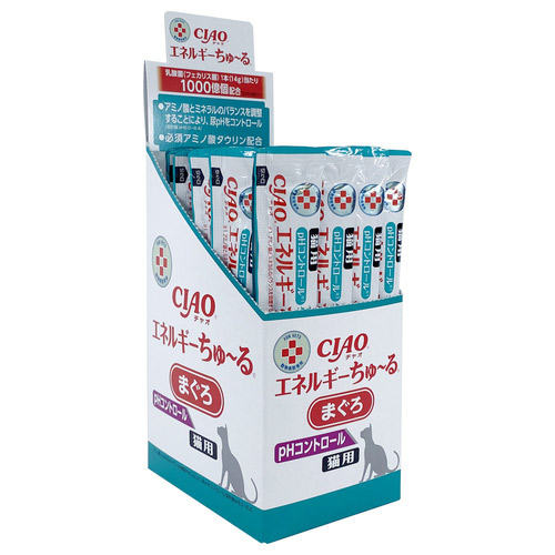 動物病院専用 CIAO(チャオ) 猫用 エネルギー ちゅ～る pHコントロール まぐろ 14g×50本入【アウトレット】