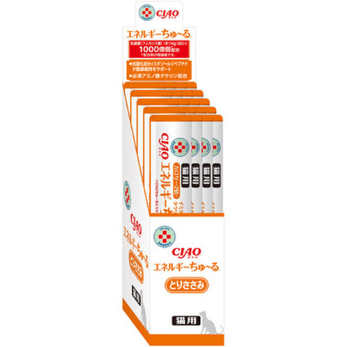動物病院専用 CIAO（チャオ）猫用 エネルギー ちゅ～る とりささみ 14g×20本入【アウトレット】