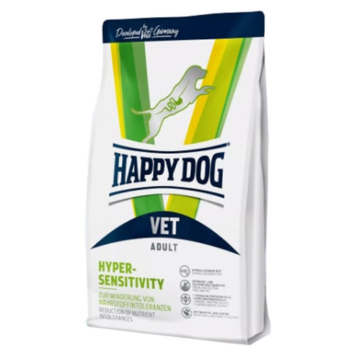 ハッピードッグ 食事療法食 犬用 VET ハイパーセンシティビティ (アレルギーケア) 1kg【アウトレット】【賞味期限2025年11月26日】