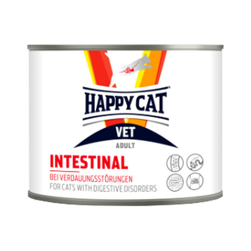HAPPY CAT VET インテスティナル （消化器ケア） ウェット缶 200g【アウトレット】【賞味期限2026年1月3日】