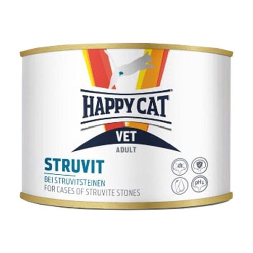 ハッピーキャット 食事療法食 猫用 VET ストルバイト（尿石ケア） ウエット缶 200g【アウトレット】【賞味期限2026年4月24日】