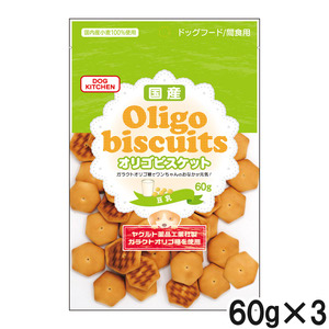 オリゴビスケット 豆乳 60g×3個【まとめ買い】