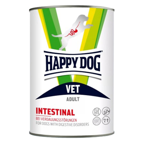 ハッピードッグ 食事療法食 犬用 VET インテスティナル (消化器ケア) ウェット缶 400g【アウトレット】【賞味期限2026年6月24日】