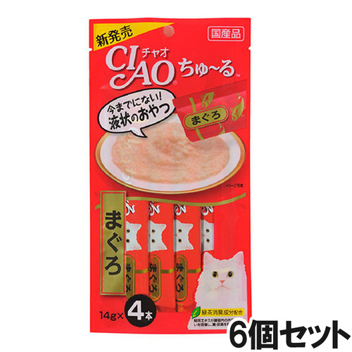 CIAO(チャオ) ちゅ～る まぐろ 4本入り×6個【まとめ買い】
