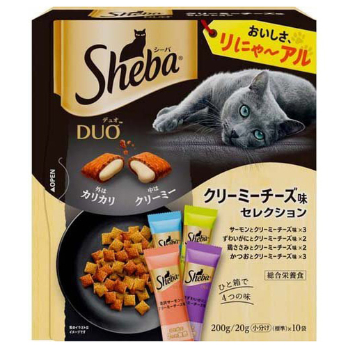 シーバ デュオ クリーミーチーズ味セレクション 200g【アウトレット】