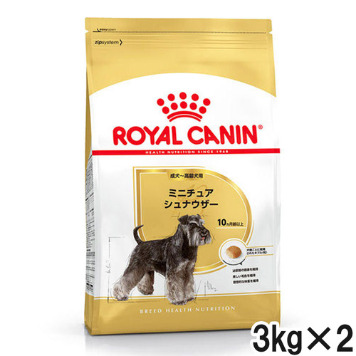 ロイヤルカナン BHN ミニチュアシュナウザー 成犬・高齢犬用 3kg×2個【まとめ買い】