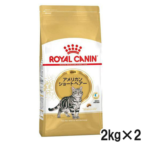 ロイヤルカナン FBN アメリカンショートヘアー 成猫用 2kg×2個【まとめ買い】