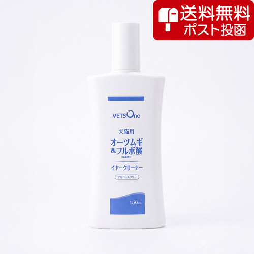 【ネコポス(同梱不可)】ベッツワン 国産 犬猫用 オーツムギ＆フルボ酸イヤークリーナー 150mL