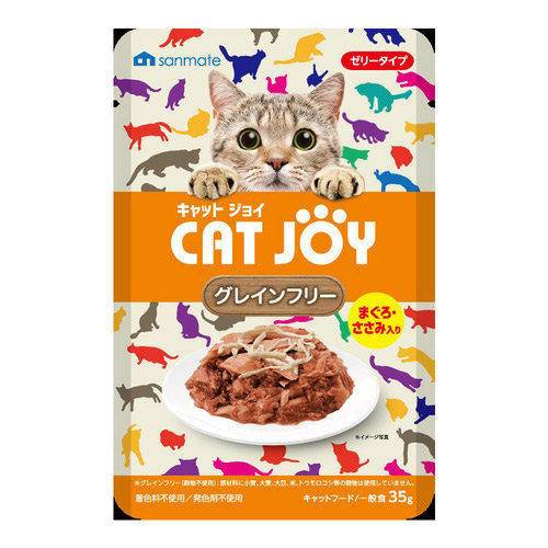 CATJOY パウチ まぐろささみ グレインフリー35g【アウトレット】【賞味期限2026年11月30日】