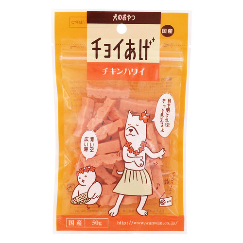 チョイあげ チキンハワイ 50g【アウトレット】【賞味期限2026年12月20日】