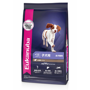 【送料無料】ユーカヌバ パピーラム＆ライス 全犬種用 2.7kg