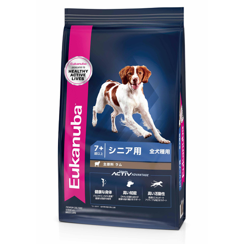 【送料無料】ユーカヌバ シニアラム＆ライス シニア犬用 2.7kg