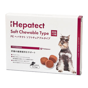 PE へパテクト ソフトチュアブルタイプ 犬用 60粒（30粒×2袋）