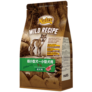 ニュートロ ワイルドレシピ 超小型犬～小型犬用 成犬用 ラム 800g