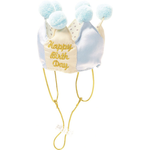 プレミアムバースデークラウン ペールブルー M