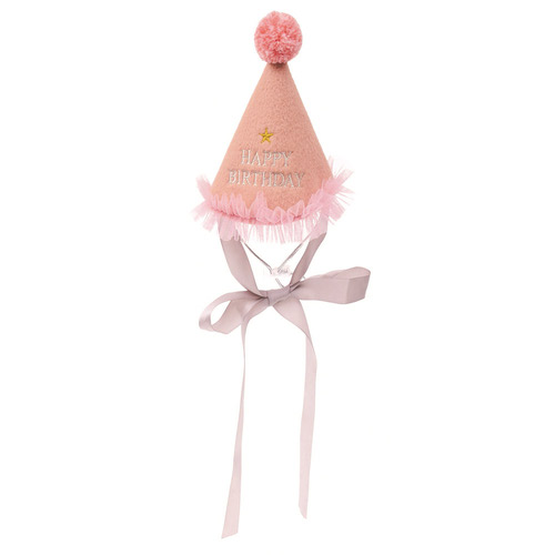 プレシャスバースデーハット ピンク S