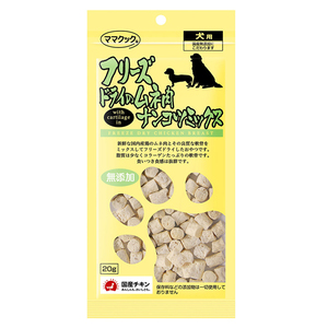 ママクック フリーズドライのムネ肉ナンコツミックス 犬用 20g 
