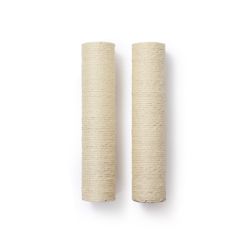 猫壱 バリバリつめとぎポールL 麻 交換用 2本セット