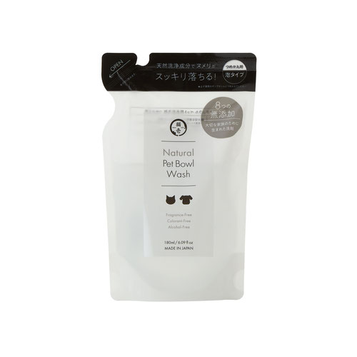猫壱 ナチュラル ペット用食器洗剤 つめかえ用 180mL