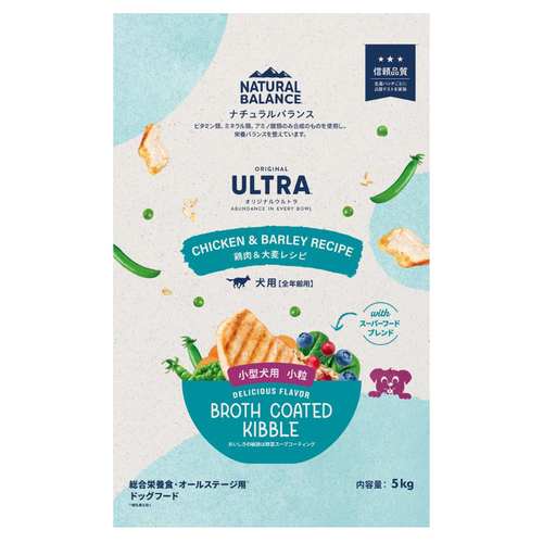 ナチュラルバランス オリジナルウルトラ 犬用 鶏肉＆大麦小粒 5kg