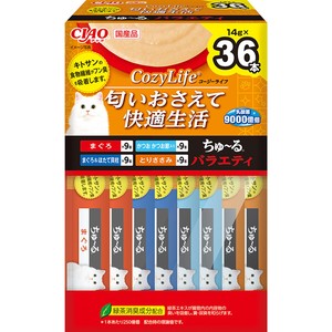 CIAO(チャオ) ちゅ～る CozyLife バラエティ ボックス 36本入り