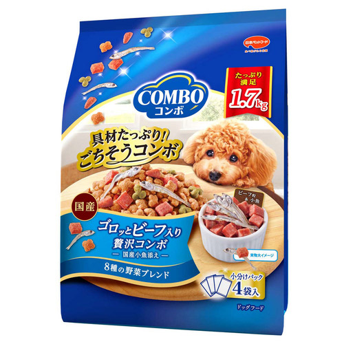 コンボ ドッグ ゴロッとビーフ入り 1.7kg