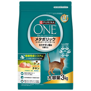 ピュリナワン キャット ドライ メタボリックエネルギーコントロール 1歳から全ての年齢に チキン 3kg