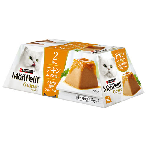 モンプチ ジェムズ チキン ムース仕立て とろける贅沢ジュレソース 114g