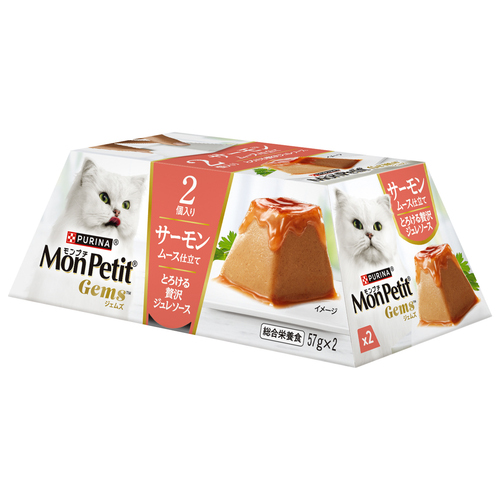 モンプチ ジェムズ サーモン ムース仕立て とろける贅沢ジュレソース 114g