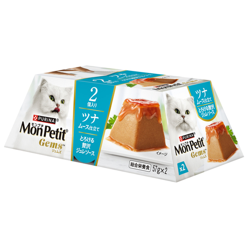 モンプチ ジェムズ ツナ ムース仕立て とろける贅沢ジュレソース 114g