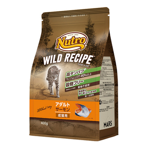 ニュートロ ワイルドレシピ キャット アダルト サーモン 成猫用 400g