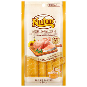 ニュートロ とろけるチキン＆サーモン 4本入り