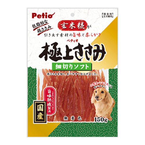 ペティオ 極上ささみ 細切りソフト 150g