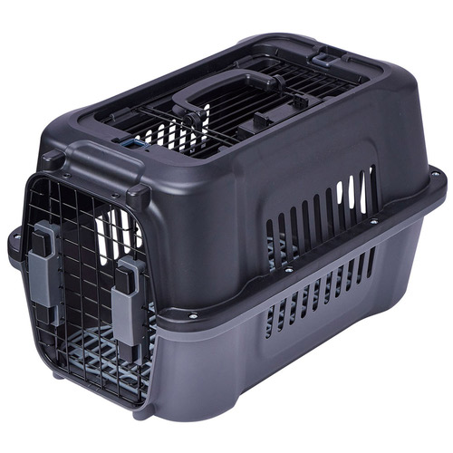 ペティオ 犬猫用キャリー 2ドア タフハウスキャリー ブラック S