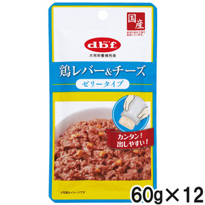 デビフ 鶏レバー＆チーズゼリータイプ 60g×12個【まとめ買い】