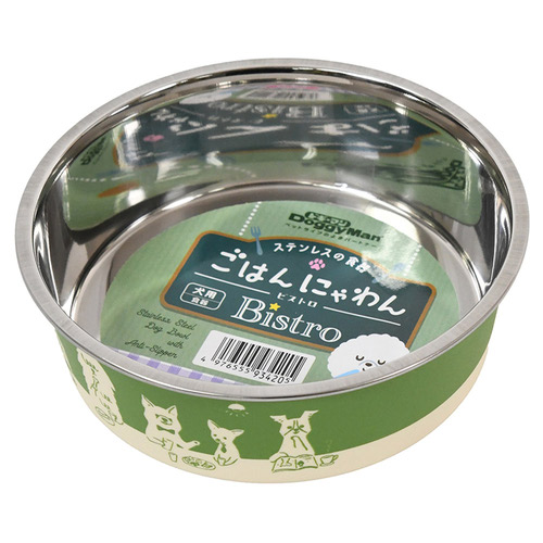 ドギーマン ステンレスの食器 ごはんにゃわん 犬用 SS ビストロ