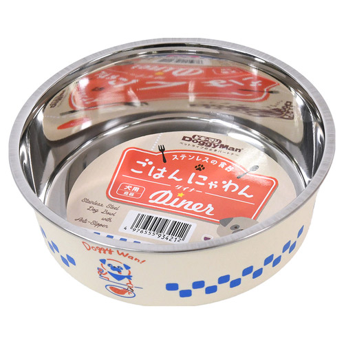 ドギーマン ステンレスの食器 ごはんにゃわん 犬用 SS ダイナー