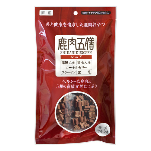 鹿肉五膳 シニア 200g