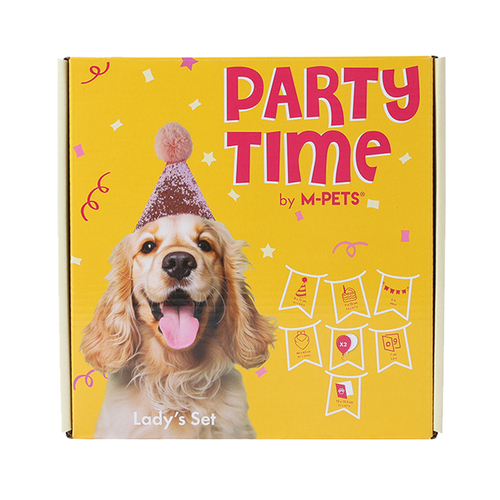 Party time DOG レディースセット ピンク