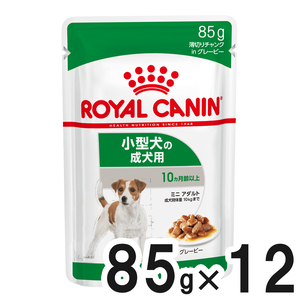 【送料無料】ロイヤルカナン SHN ウェット 小型犬用 ミニアダルト 成犬用生後10ヵ月齢以上 85g×12袋【まとめ買い】