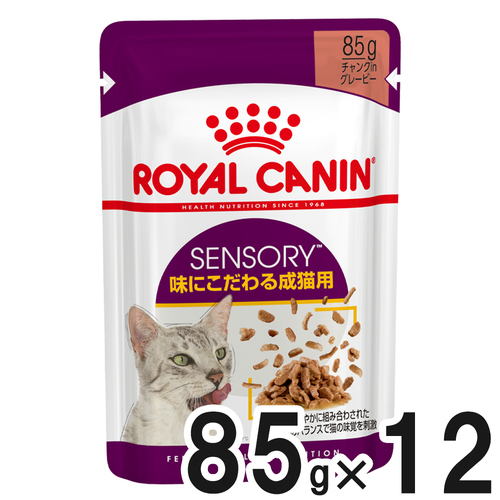 【送料無料】ロイヤルカナン FHN-WET センサリーテイスト 味にこだわる成猫用 85g×12【まとめ買い】